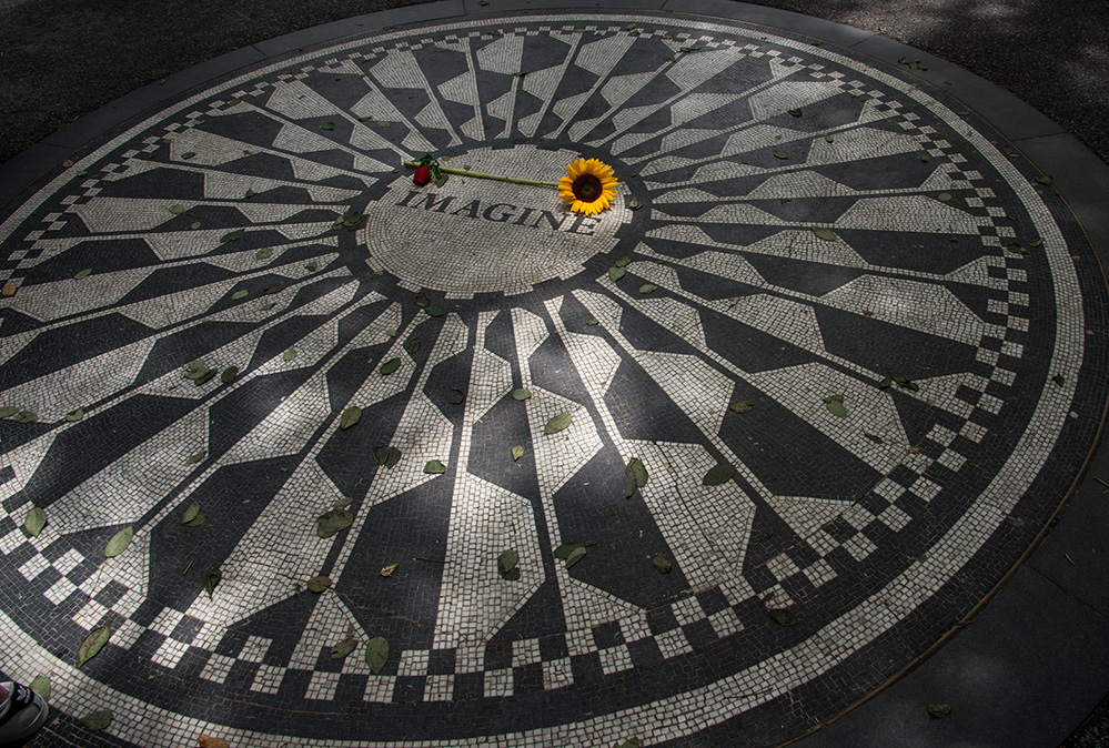 John Lennon 'Imagine' Memorial 